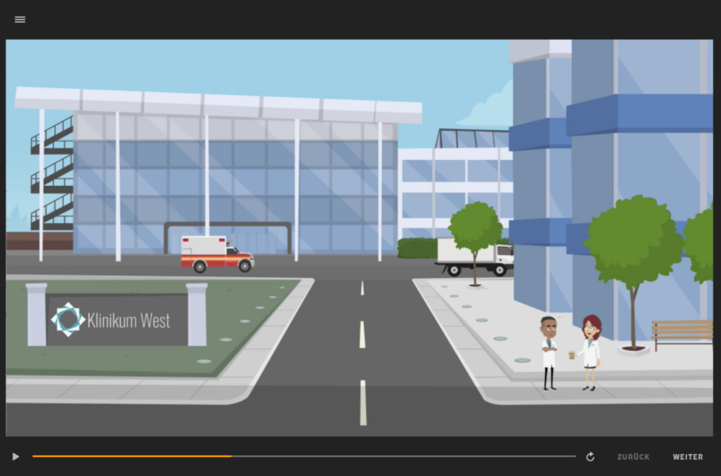 Professionell animierte E-Learning Videos umgesetzt mit VYOND und Articulate 360